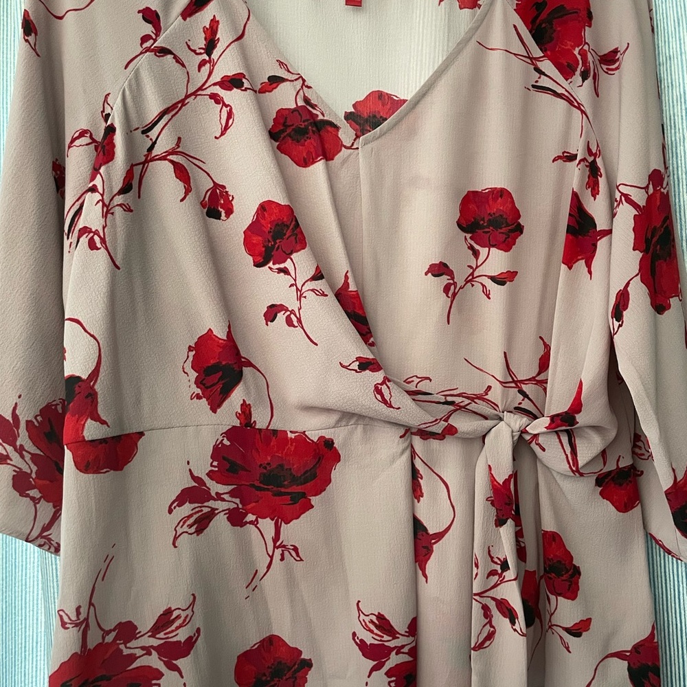 J Lo floral blouse